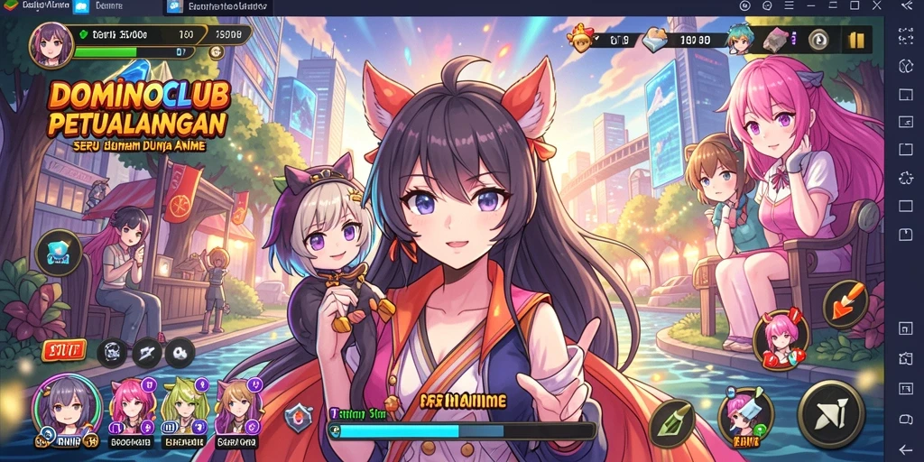 Menampilkan gameplay seru dan karakter Anime yang menarik.