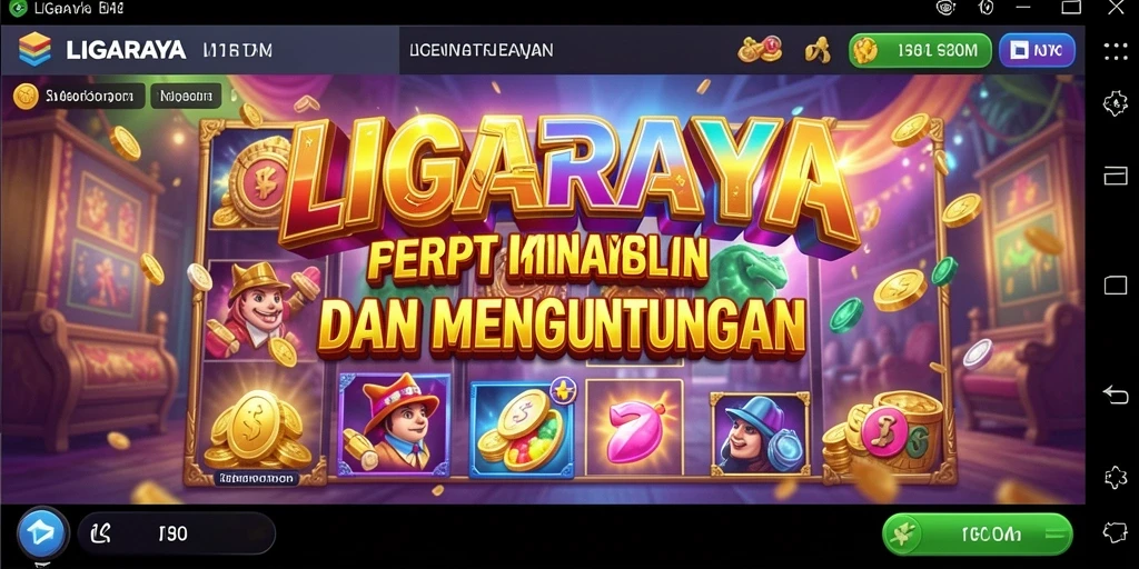 Tampilan gameplay slot LIGARAYA yang menarik dan mengasyikkan.
