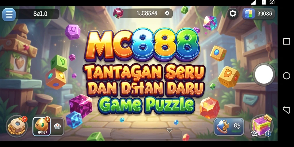 Gameplay MC888 yang menantang dan menyenangkan dalam Puzzle.